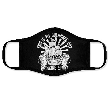 Discover Columbus Day 1492 Face Masks