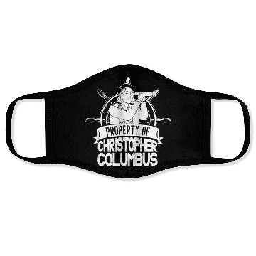 Discover Columbus Day 1492 Helm Telescope Face Masks