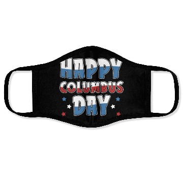 Discover Columbus Day 1492 Face Masks