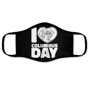 Discover Columbus Day 1492 Face Masks