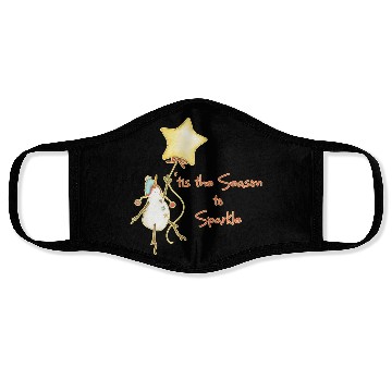 Discover 'tis the season to sparkle Face Masks
