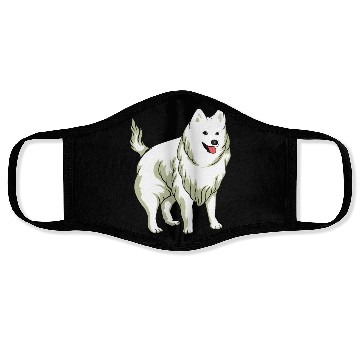 Discover Samoyed Cute White Dog Owners Pet Lover Gift Ideas Face Masks