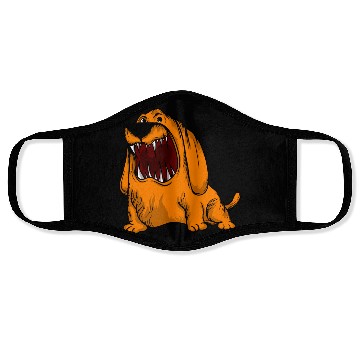 Discover Scary Big Mouth Dog Owners Pet Lover Gift Ideas Face Masks