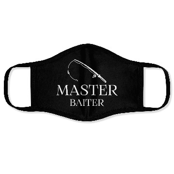 Discover Master Baiter - Fishing Design Face Masks