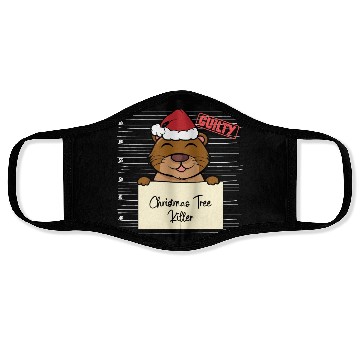 Discover Sea otter christmas funny prison Face Masks