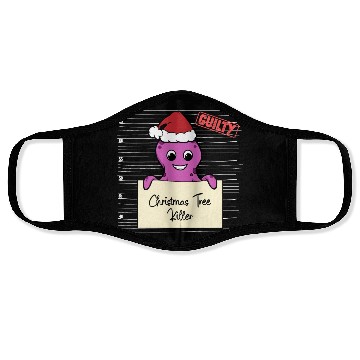 Discover Octopus christmas funny prison Face Masks