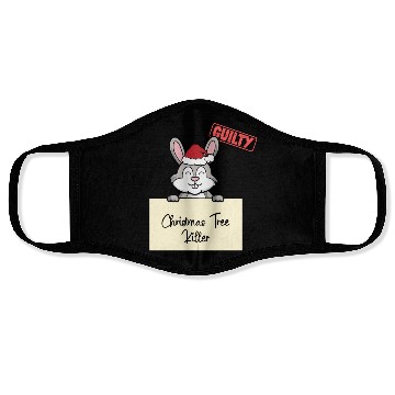 Discover Rabbit christmas funny prison Face Masks
