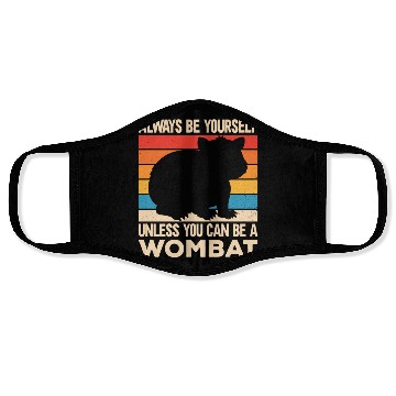 Discover Native Australian Animal Lovers Cute Wombat Face Masks