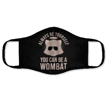 Discover Native Australian Animal Lovers Cute Wombat Face Masks