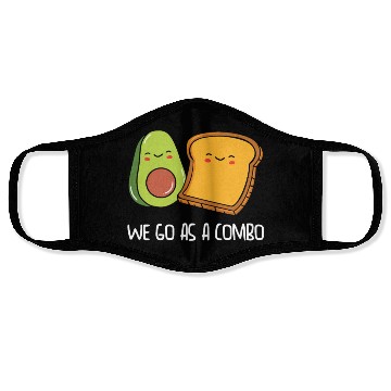 Discover Siblings Avocado Toast Combo Big Sister Brother Face Masks