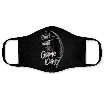 Discover American Football Football Sunday Game Day Sport Face Masks