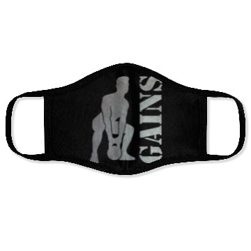 Discover Bodybuilder Workout Squats Exercise Gift Face Masks