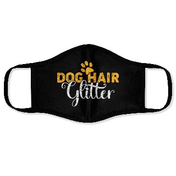 Discover Dog Hair Glitter Dog Owners Pet Lover Gift Ideas Face Masks