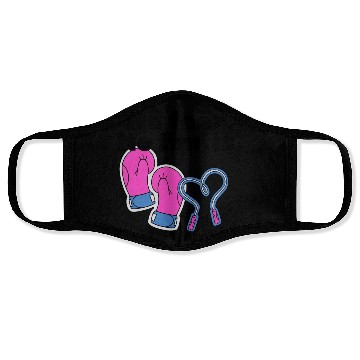 Discover pink boxing gloves - No Fear No limits Face Masks