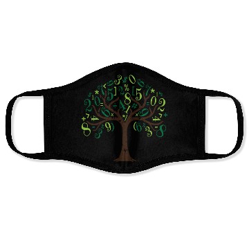 Discover Math Tree Math Tree Mathematics Face Masks