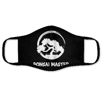 Discover Bonsai Master Cool Japanese Tree Planting Gift Face Masks