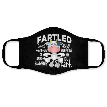 Discover Fartled Cow Face Masks