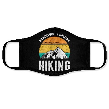 Discover Adventure is Calling Hiking Face Masks
