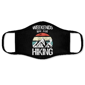 Discover Weekends are for Hiking Face Masks