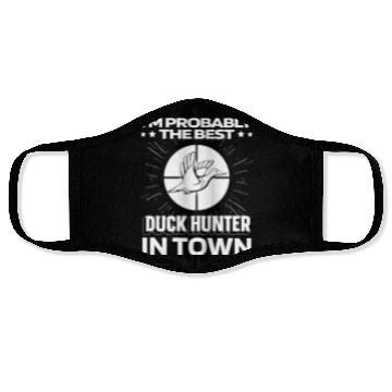 Discover Duck Hunting Funny Face Masks
