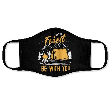 Discover May The Forest Be With You Face Masks