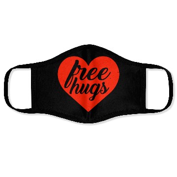 Discover free hugs valentines day Face Masks