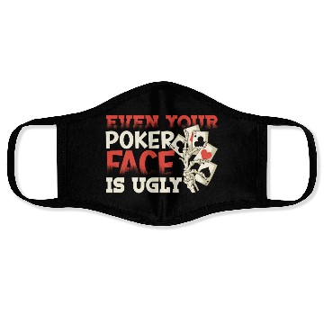 Discover Poker Casino Poker Player Gambling Roulette Gift Face Masks