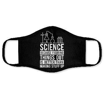 Discover Figuring Things Out Science Teacher Student Gifts Face Masks