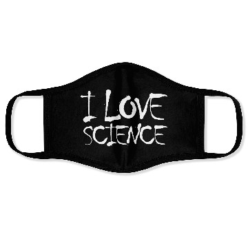 Discover I Love Science Teacher Student Gift Ideas Face Masks