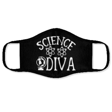 Discover Science Diva Nerd Geek Teacher Student Gift Ideas Face Masks