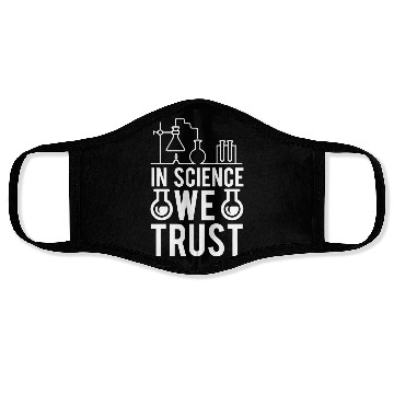 Discover In Science We Trust Science Teacher Student Gifts Face Masks