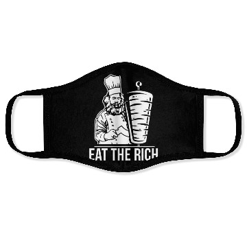 Discover Eat the rich Karl Marx economist Face Masks