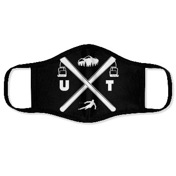 Discover UT Utah Skiing Face Masks