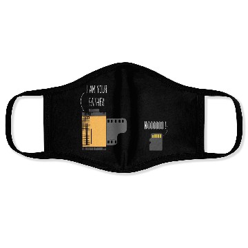 Discover Funny Photography Film Father of SD Card Face Masks