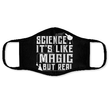 Discover SCIENCE Magic Nerd Geek Teacher Student Gift Ideas Face Masks