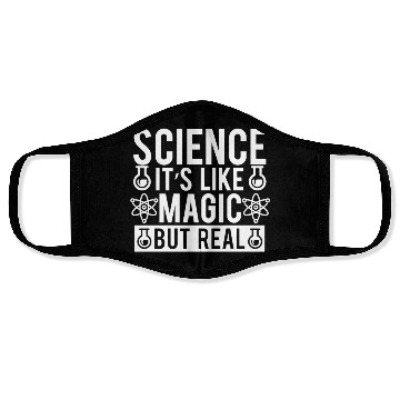 Discover Science Magic Nerd Geek Teacher Student Gift Ideas Face Masks