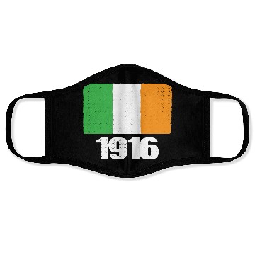 Discover 1916 Ireland Flag Irish Rebellion Easter Rising Face Masks