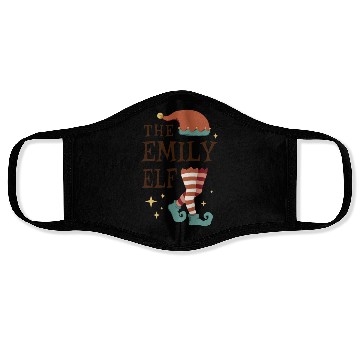 Discover The Emily Elf - Christmas Pajama for Emily Face Masks