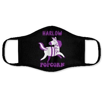 Discover Harlow And Popcorn Merch Popcorn The Pony Face Masks