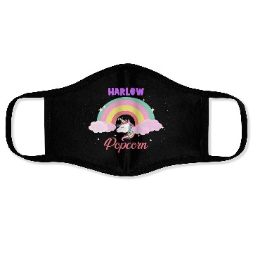 Discover Harlow and Popcorn Merch Popcorn the Pony Face Masks