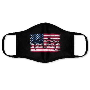Discover Patriotic Drone Pilot USA Drone Lover Face Masks