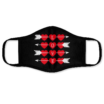 Discover Love Is Love Arrow Face Masks