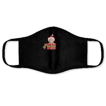 Discover ho ho ho Christmas Bear Face Masks