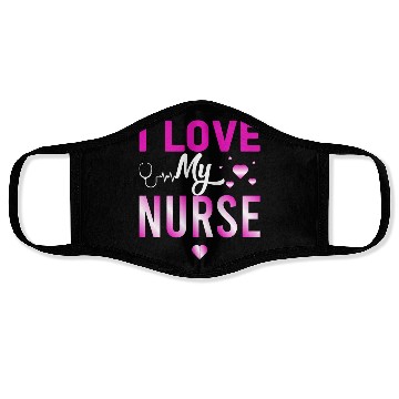 Discover I Love My Nurse Nursing Student Teacher Gift Ideas Face Masks