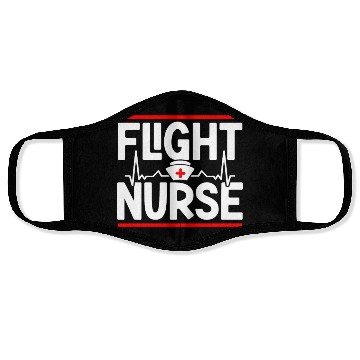 Discover Flight Nurse Medic Job Team Face Masks