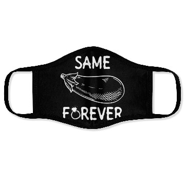 Discover Same Eggplant Forever - Bride Bachelorette Party Face Masks