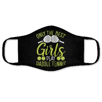 Discover Paddle Tennis Player Match Only the best Girls Face Masks