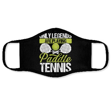Discover Paddle Tennis Player Match Only Legends Balls Face Masks