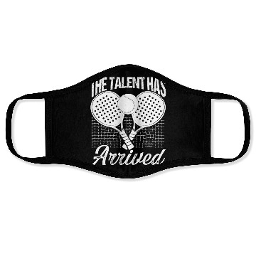 Discover Paddle Tennis Player Match Talent has arrived Face Masks