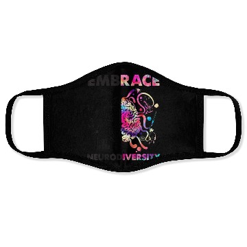 Discover Embrace Neurodiversity Autism Face Masks